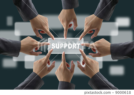 diverse business support team 9000618