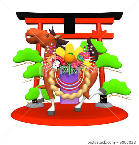 mascot, lucky charm, votive picture 9003028