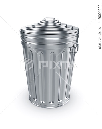 Closed trash can 9004631