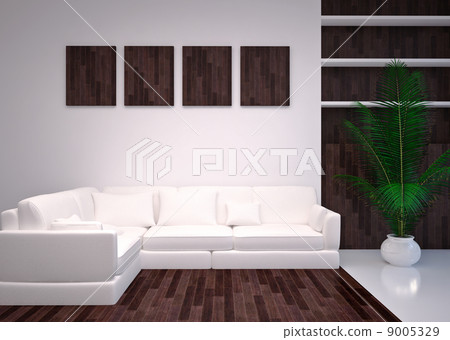 Modern interior living room, lounge 9005329