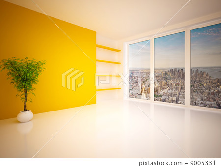 Empty modern interior living room, lounge 9005331