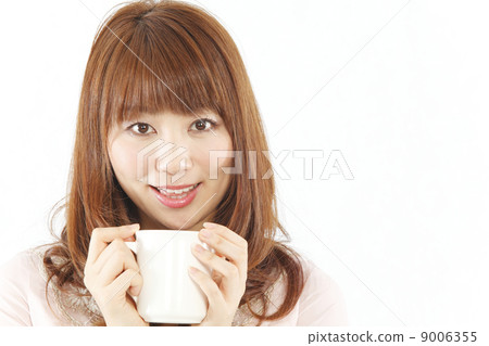 咖啡杯和小姐 咖啡杯和小姐 9006355