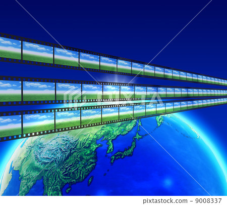 Film showing ecology landscape 9008337