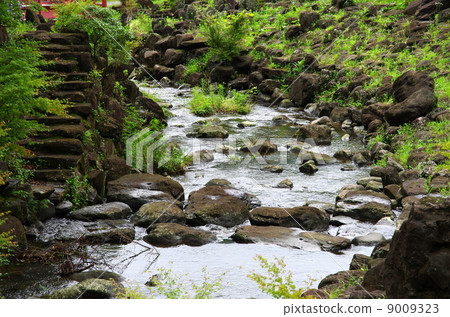 Brook flowing through the garrison Brook flowing through the garrison 9009323