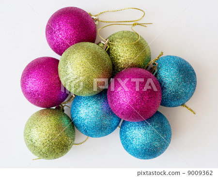 Decorative colorful christmas balls Decorative colorful christmas balls 9009362