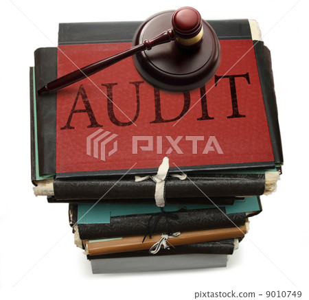 Paper folders and gavel 9010749