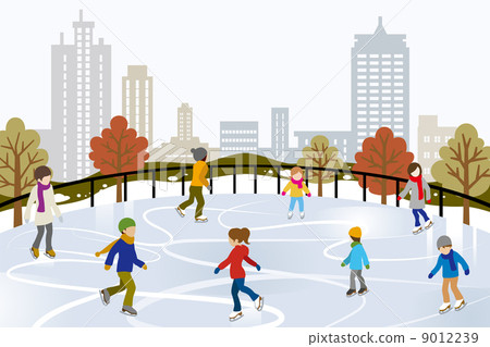 滑冰人/溜冰場/城市/戶外 滑冰人/溜冰場/城市/戶外 9012239