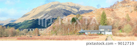 Panonrama Glenfinnan Viaduct Railroad 9012719