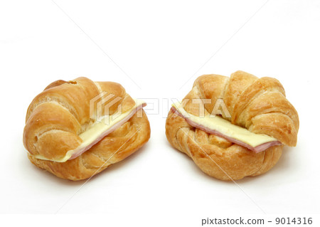 two Ham Cheese croissant two Ham Cheese croissant 9014316