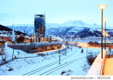 Narvik Town Cityscape Norway 9014326