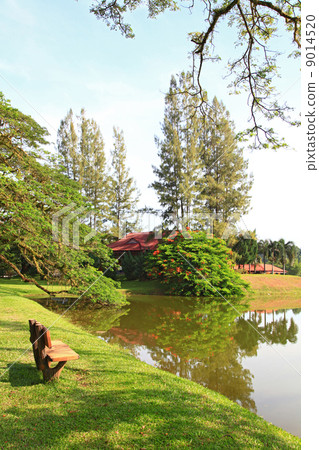 wodden chair at lake wodden chair at lake 9014520