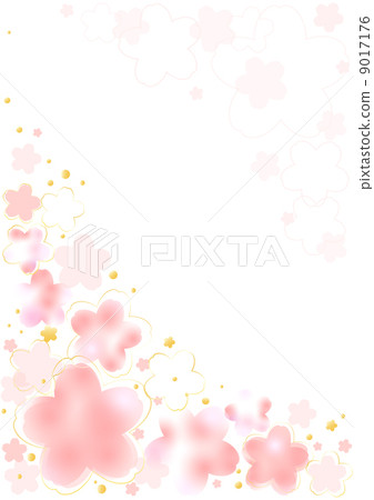 蓬鬆的櫻花 9017176