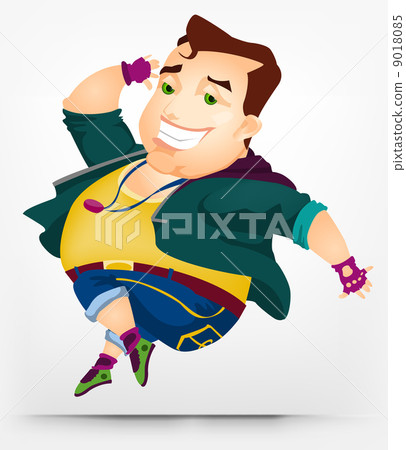 Cheerful Chubby Men 9018085