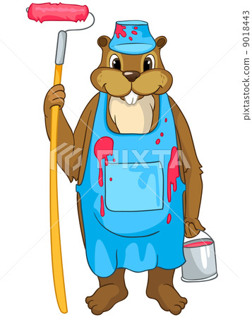 Cartoon Character Beaver Cartoon Character Beaver 9018443