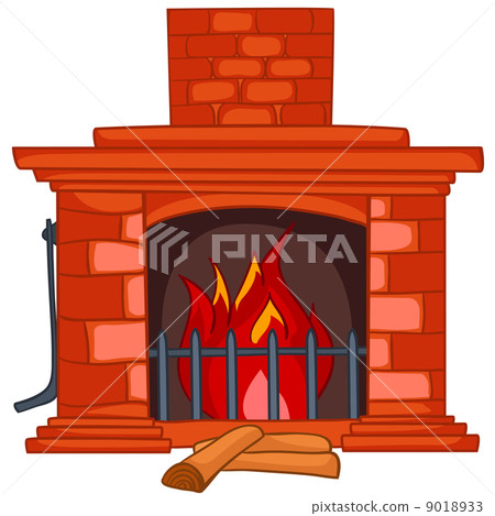Cartoon Home Fireplace Cartoon Home Fireplace 9018933