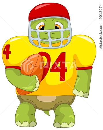 Funny Turtle. Rugby. Funny Turtle. Rugby. 9018974
