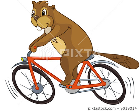 Cartoon Character Beaver 9019014