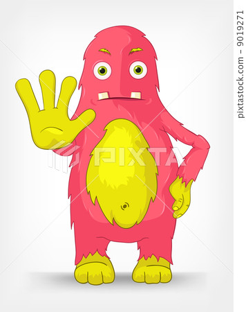 Funny Monster. Stop. 9019271