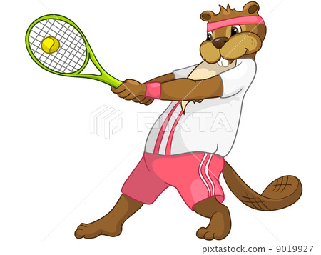 Cartoon Character Beaver 9019927