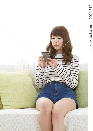 A young refreshing woman image A young refreshing woman image 9021712