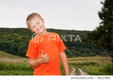 The boy on the nature. Everything is fine. The boy on the nature. Everything is fine. 9022968