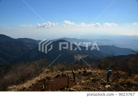 Tanzawa's landscape - Hadano city direction - Tanzawa's landscape - Hadano city direction - 9023767