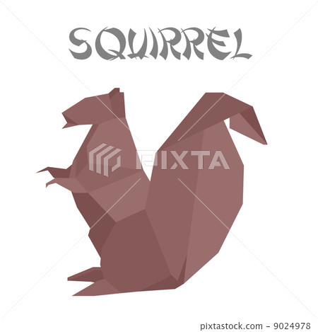 origami squirrel origami squirrel 9024978