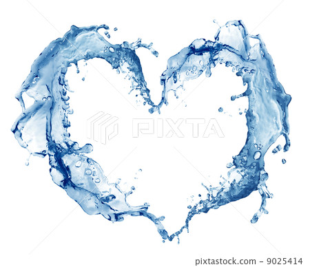 Water splashing, isolated on a white background 9025414