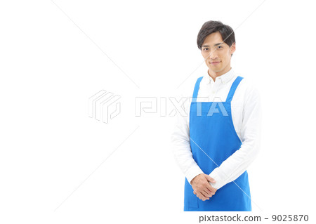 一個有圍裙的男人 9025870