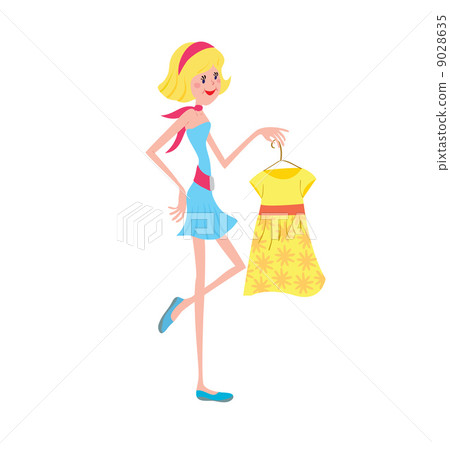 Girl with fashion dress Girl with fashion dress 9028635