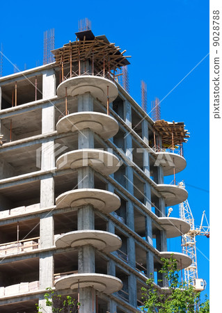 Modern apartment building 9028788