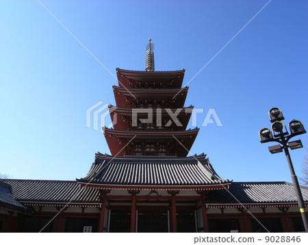 淺草寺五層寶塔 9028846