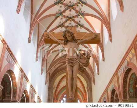 世界遺產紀念碑的德國毛爾布龍修道院基督雕像 世界遺產紀念碑的德國毛爾布龍修道院基督雕像 9029881