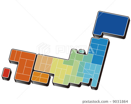 日本地圖 9031864