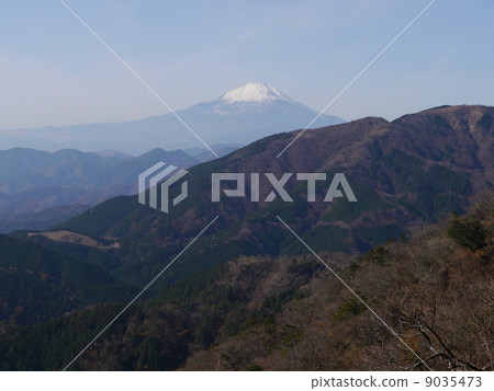 大山和富士山 9035473