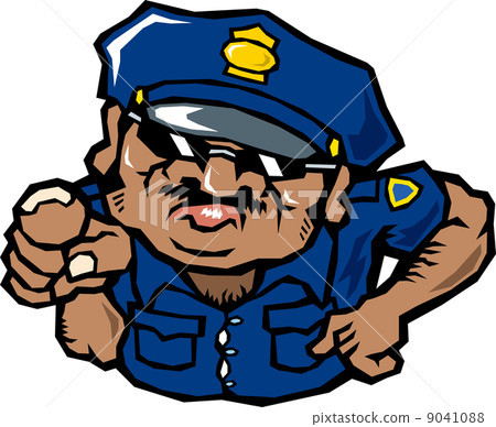 Foreign police officer 9041088