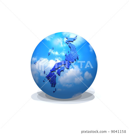 Japan map of solar panels - Stock Illustration [9041158] - PIXTA