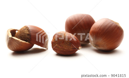Whole and cracked hazelnuts 9041815