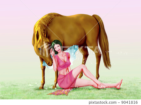 Horses and fairies 9041816