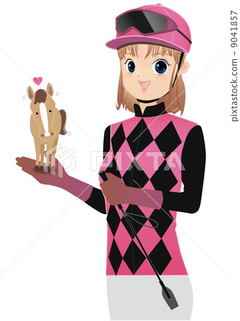 Attention) Costumes and harness of female jockey jockey are not accurate. 9041857