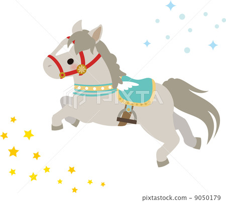 A horse like a merry-go-round 9050179