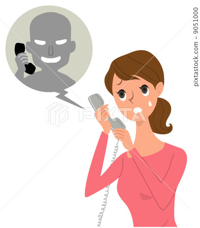 Housewife on the telephone of fraud Housewife on the telephone of fraud 9051000