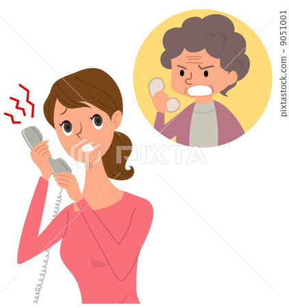 Women calling complaints - Stock Illustration [9051001] - PIXTA