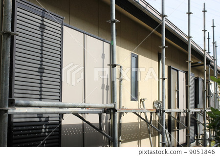 外牆塗裝工作(腳手架裝配)02 外牆塗裝工作(腳手架裝配)02 9051846