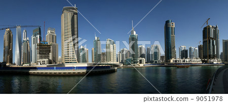 Modern skyscrapers, Dubai Marina, Dubai, United Arab Emirates Modern skyscrapers, Dubai Marina, Dubai, United Arab Emirates 9051978