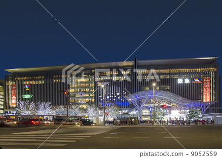 Hakata station night view 9052559
