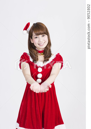 A young lady in Santa Claus A young lady in Santa Claus 9052802