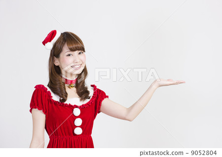 A young lady in Santa Claus A young lady in Santa Claus 9052804