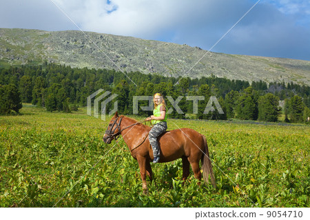 Happy female rider Happy female rider 9054710