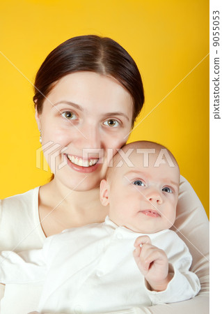 mother with her little baby mother with her little baby 9055053